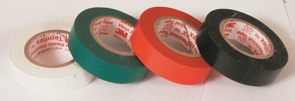 Tape PVC, 3M 15mmx10m vælg farve