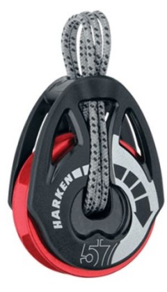 Blok 57mm T2 Carbo Red skraldeblok soft auto Harken Blok 57mm T2 Carbo Red skraldeblok soft auto Harken