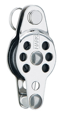 Blok 16mm Micro, wire m. hunsvot, Harken Blok 16mm Micro, wire m. hunsvot, Harken