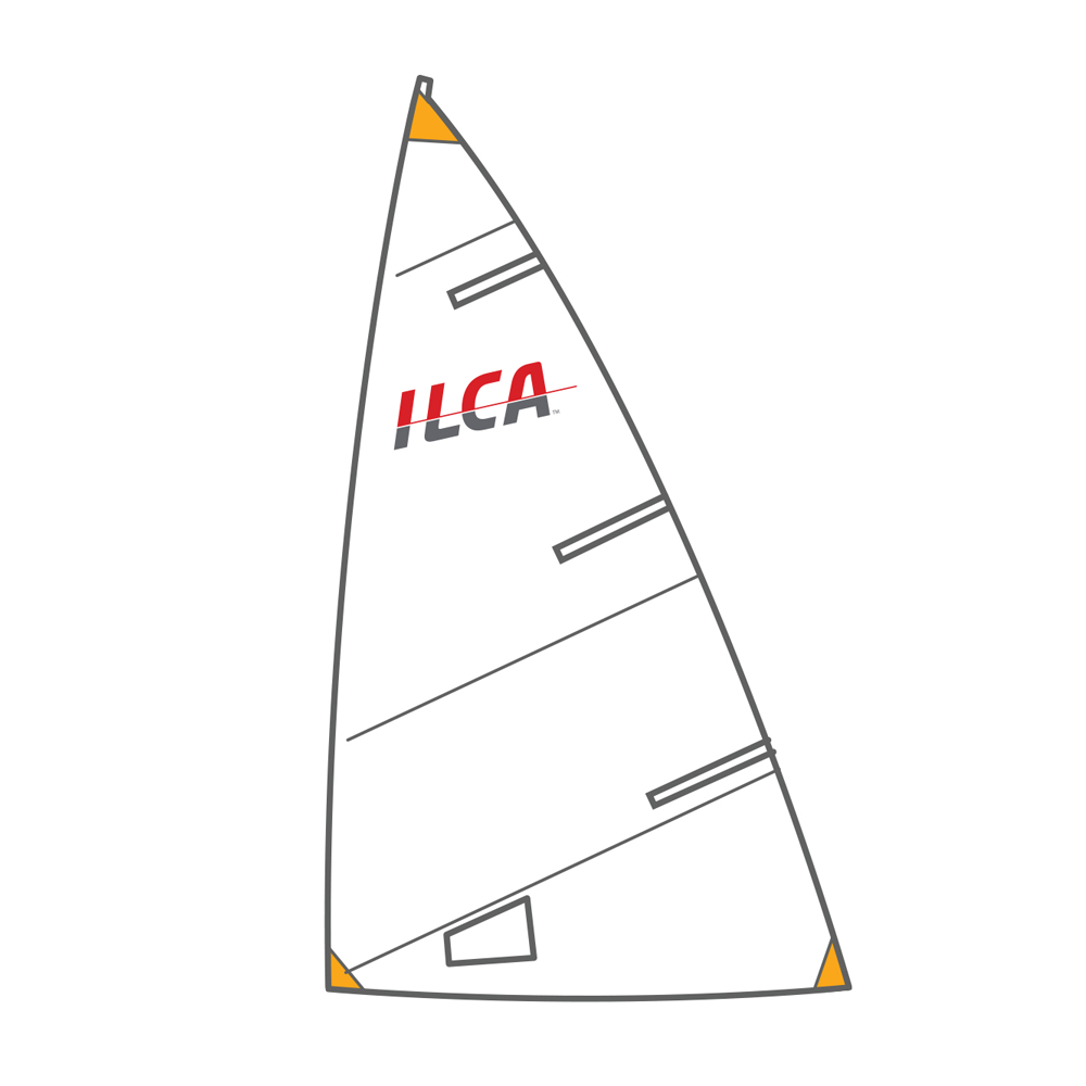 Sejl ILCA 4/Laser 4.7 Racing - TILBUD