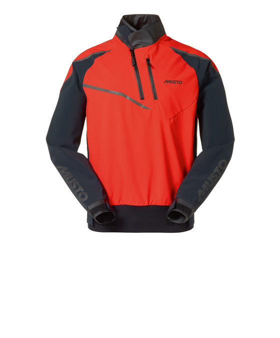 Spraytop Musto Smock m. 4-way-strech, Fire Orange, large Spraytop Musto Smock m. 4-way-strech, Fire Orange, large