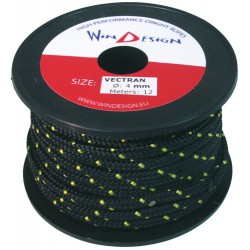 Vectran line 4mm x 12m, rulle