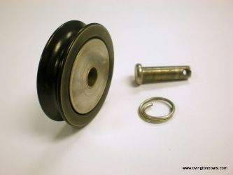 49er Hjul for spiler - mastefod stor/sort 38mm