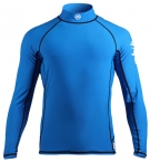 Spandex top Zhik lange ærmer cyan/blå - herre