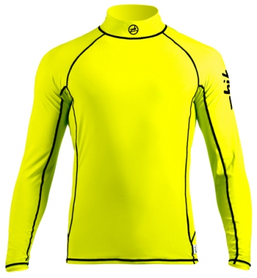 Spandex top Zhik lange ærmer gul - herre